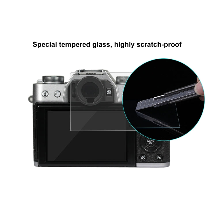 PULUZ 2.5D 9H Tempered Glass Film for Fujifilm X-T10, Compatible with Fujifilm X-A1 / X-A2 / X-M1 / X30 / X-T20 / X-T30 / X-T100 / X-E3, Panasonic GF8, Nikon S2, Casio ZS240 / ZS210 / ZS190 / EX-FR200 / EX-FR110H / EX-FR100L / EX-FRX10