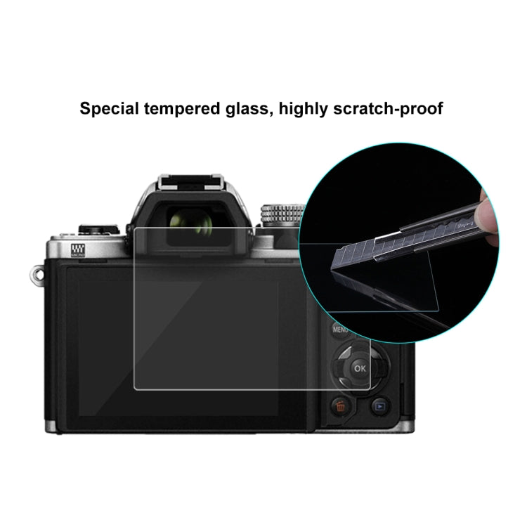 PULUZ 2.5D 9H Tempered Glass Film for Olympus EM10 / II / III / OM-D / EM-1/ II / III / E-P5 / E-PL7 / E-PL8 / 8 / 9 EM5 II / PEN-F / EM1X, Nikon 1V3, Panasonic GF6 / G99 / GX7III GX8 / GH3, Fujifilm X-H1