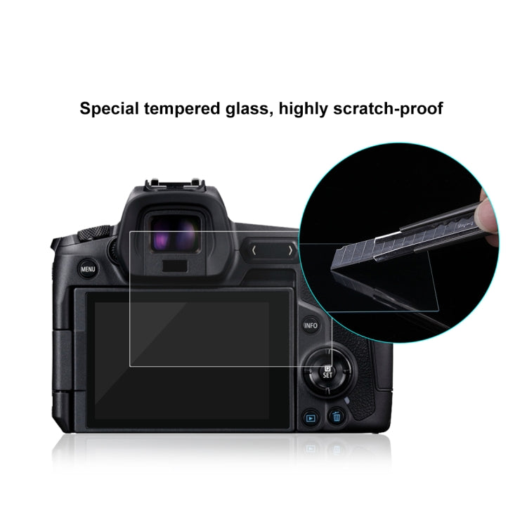 PULUZ 2.5D 9H Tempered Glass Film for Canon EOS R, Compatible with Panasonic S1/ S1R, Sigma FP