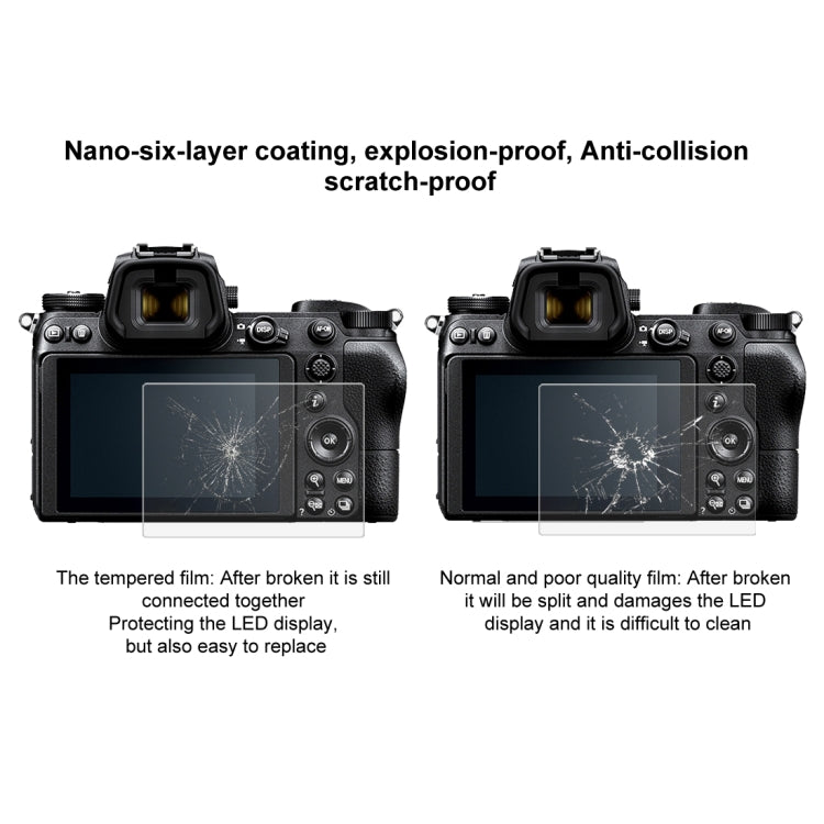 PULUZ 2.5D 9H Tempered Glass Film for Nikon Z6 / Z7