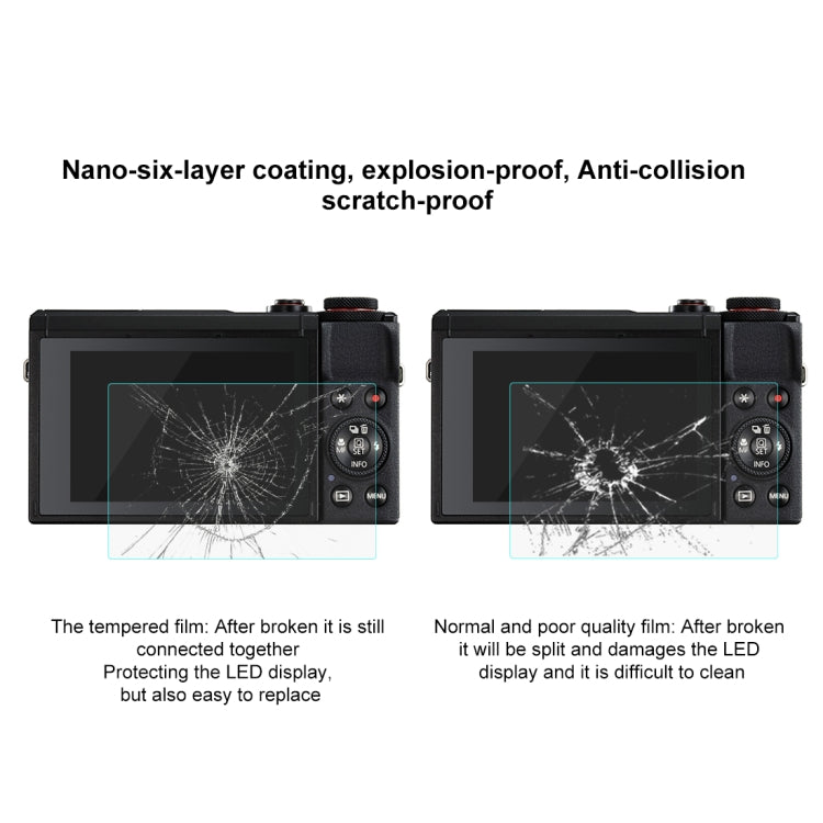 PULUZ 2.5D 9H Tempered Glass Film for Canon PowerShot G7 X Mark III / M200 / 850D