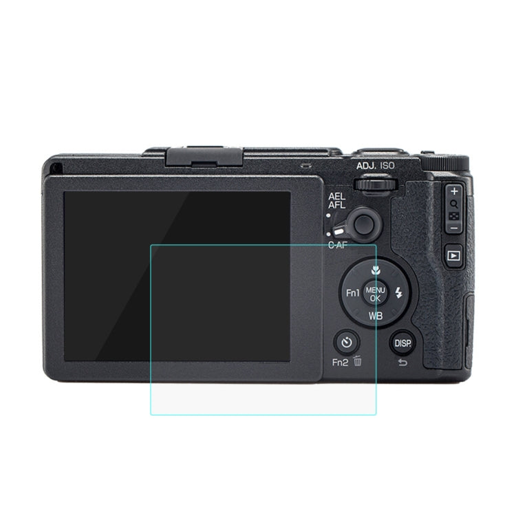 PULUZ 2.5D 9H Tempered Glass Film for Ricoh GR II /  GR, Compatible with Casio ZS29 / ZS28 / ZS27 / Z550, Panasonic SZ10, Sony A58 / 55 / DSC-WX60 / DSC-W730, Canon IXY210 / A3300 /  SX70 / S90 / G1X