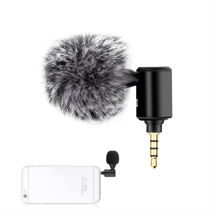 PULUZ 3.5mm Jack Mobile Phone Single Directional Adjustable Microphone