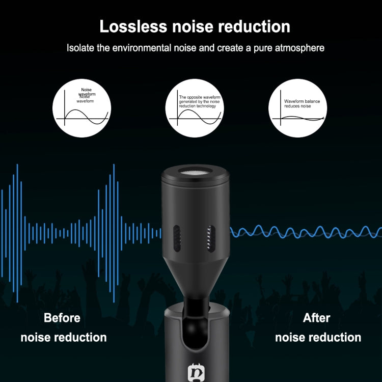 PULUZ 3.5mm Jack Mobile Phone Single Directional Adjustable Microphone