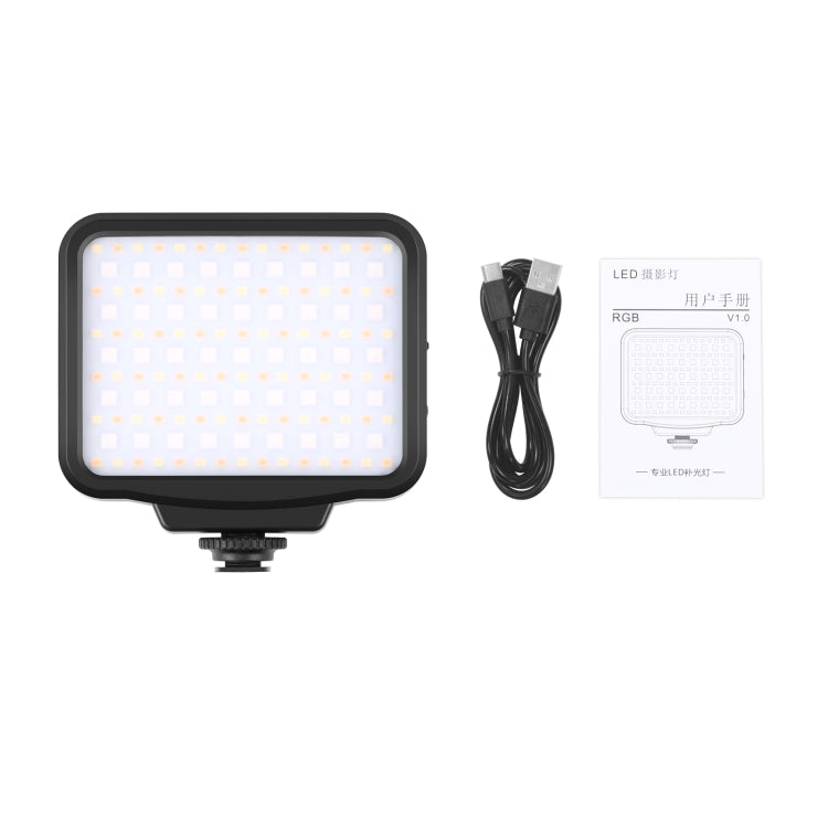 PULUZ Pocket 2500-9900K+RGB Full Color Beauty Fill Light Handheld On-Camera Photography LED Light