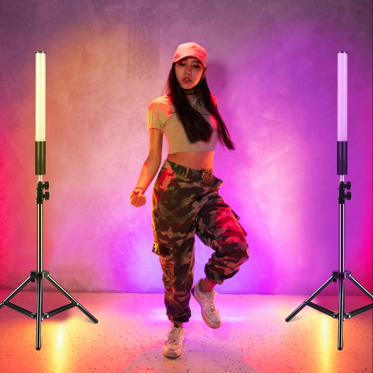 PULUZ Metal Body 2500-9000K RGB Full Color Beauty Fill Light Handheld Photography LED Light