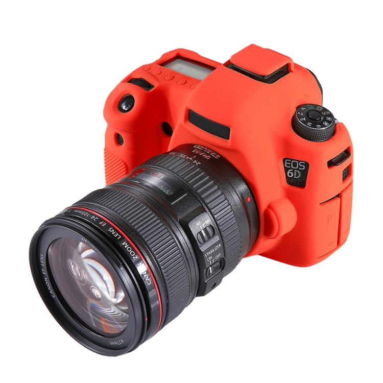 PULUZ Soft Silicone Protective Case for Canon EOS 6D, For Canon 6D