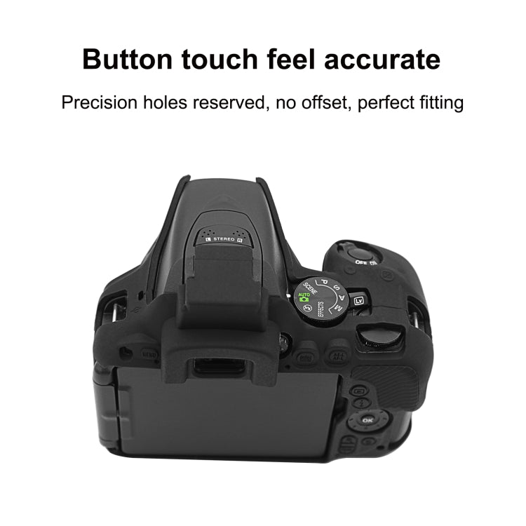 PULUZ Soft Silicone Protective Case for Nikon D5500 / D5600