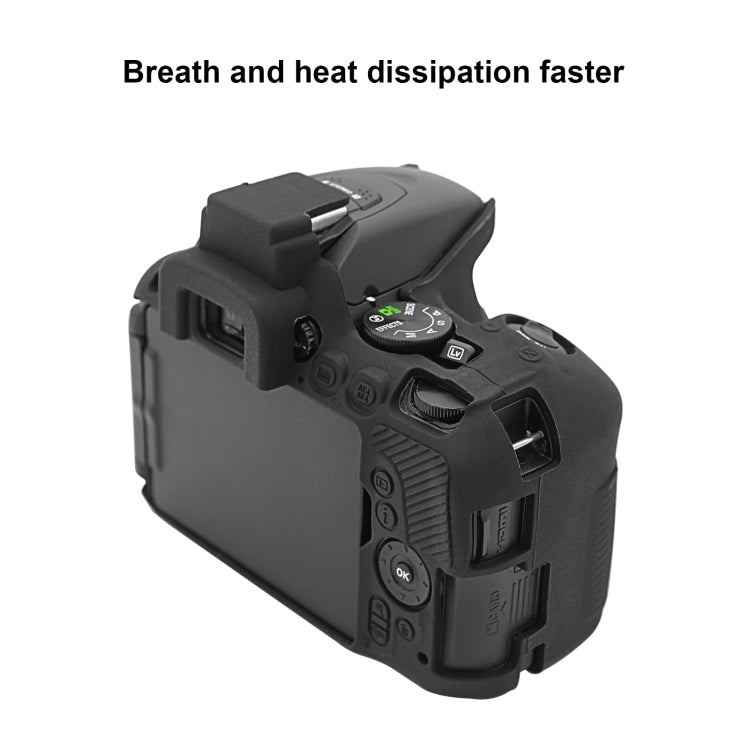 PULUZ Soft Silicone Protective Case for Nikon D5500 / D5600