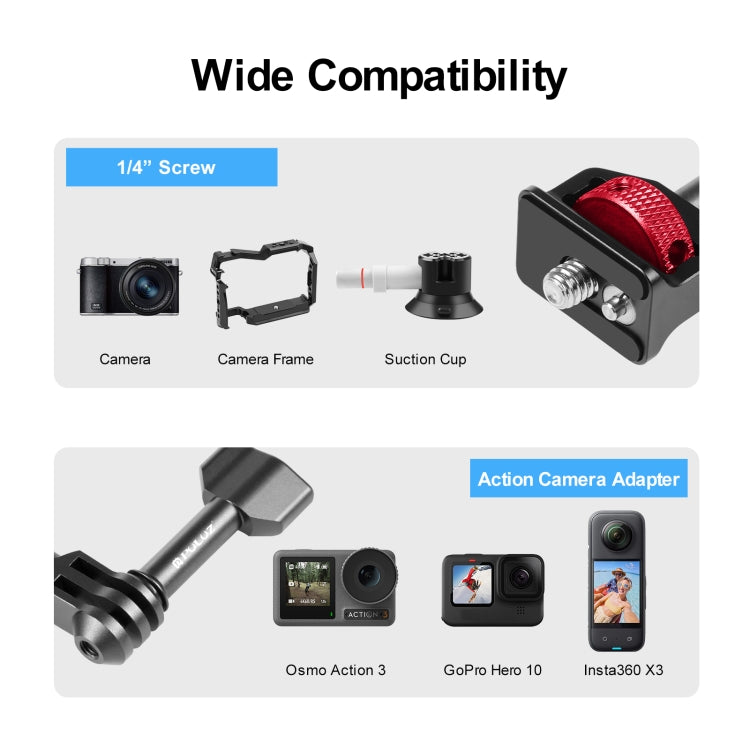 PULUZ Magic Arm Multi-way Ball  Aluminum Alloy Mount