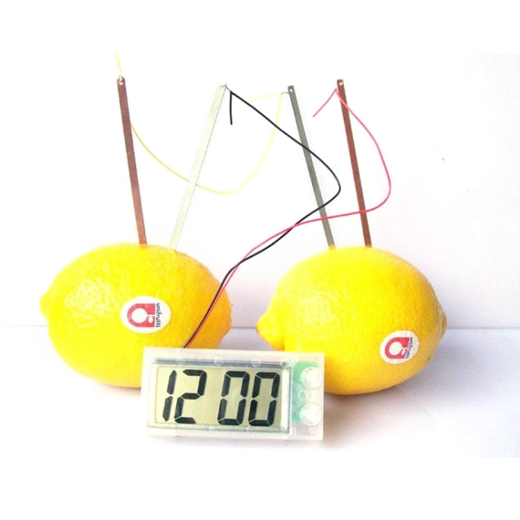 DIY Novel Green Science Potato Digital Clock Educational Kit with 2 inch LCD Screen (Potato NOT Included)