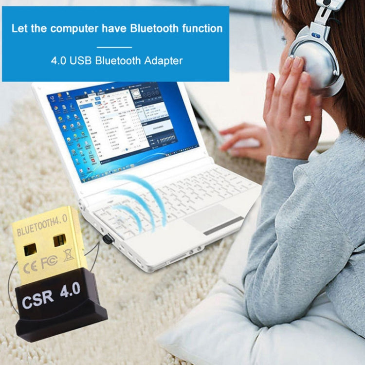 Micro Bluetooth 4.0 + EDR USB Adapter(V4.0), Transmission Distance: 30m