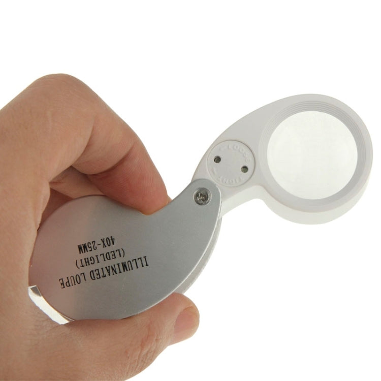 40X-25MM LED Illuminated Loupe / Jewelry Magnifier