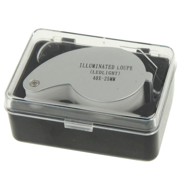 40X-25MM LED Illuminated Loupe / Jewelry Magnifier