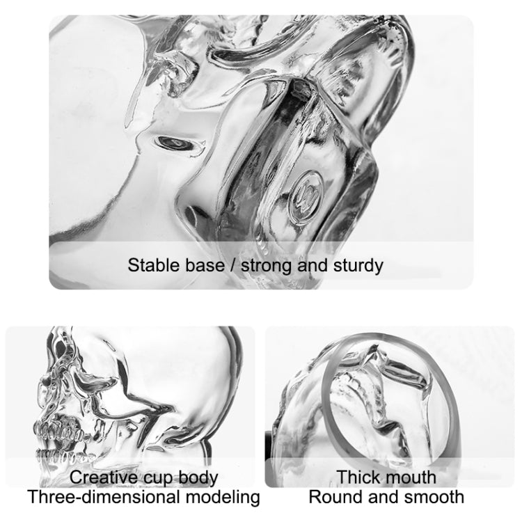 Crystal Skull Head Vodka Whiskey Shot Glass