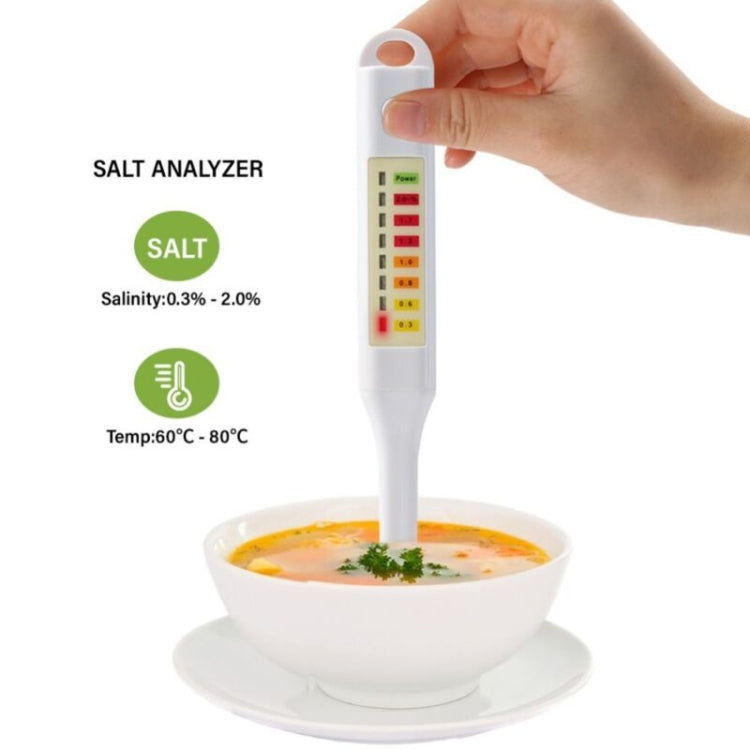 Salinity Analyzer Meter Salty Check Food Salinometer Waterproof Salt Tester