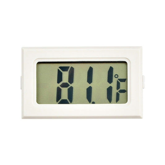 Mini LCD Indoor Digital Thermometer (Fahrenheit Display), White