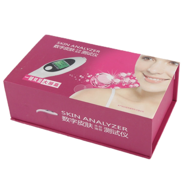 Mini Portable LCD Digital Moisture Skin Care Tester Moisture Oil Content Analyzer