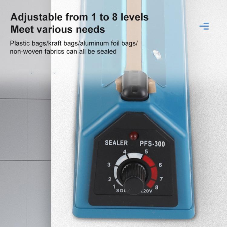 FS-300 300mm Heat Sealing Hand Impulse Poly Sealer Closer Machine