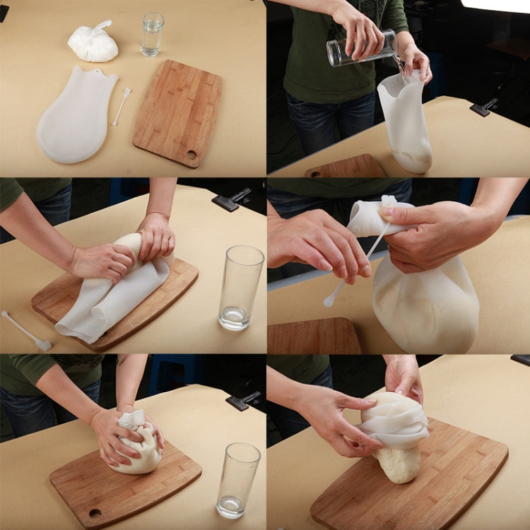 Silicone Kneading Dough Bag Dough Making Flour Mixer Maker Kitchen Tools for Pasta Flour Food, Size: 32.5cm x 23cm