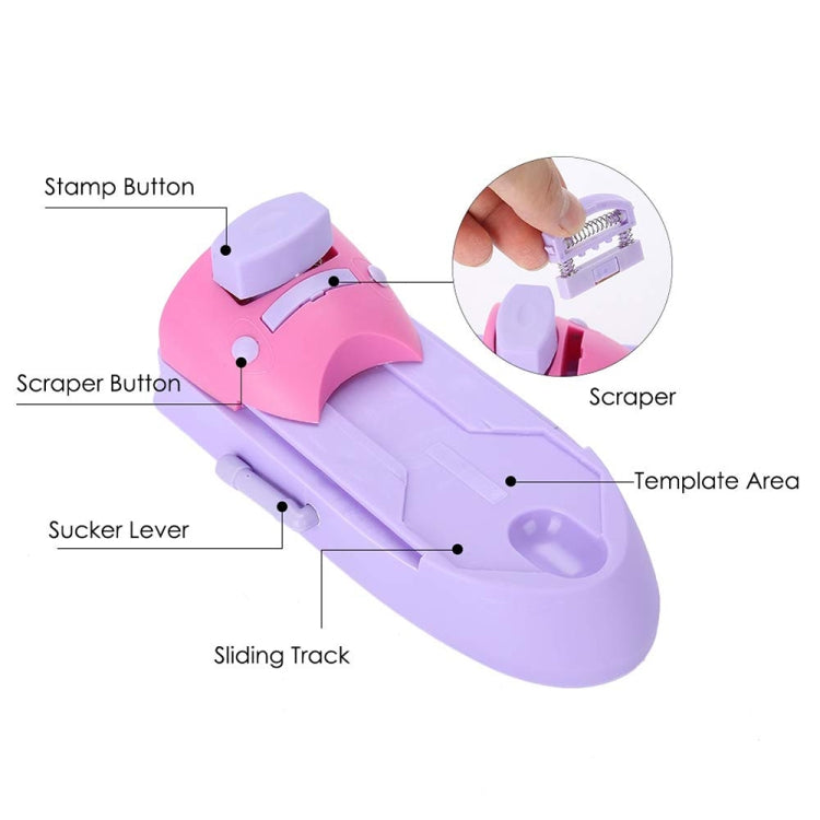 DIY Nail Art Printing Stamp Machine Set