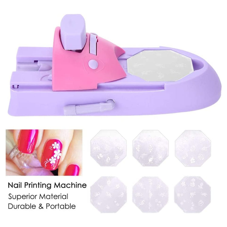 DIY Nail Art Printing Stamp Machine Set