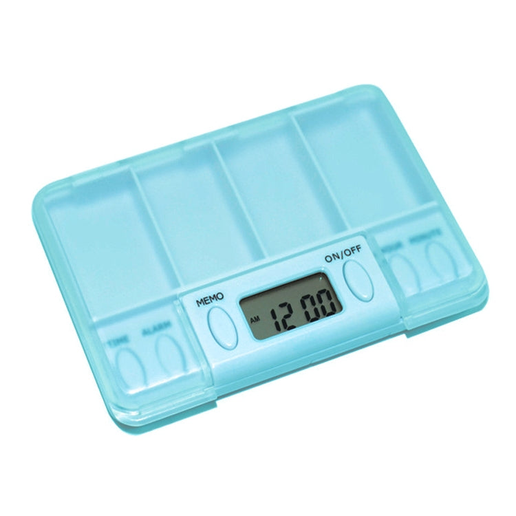 Portable Transparent Travel Pills Reminder Multi-Alarm