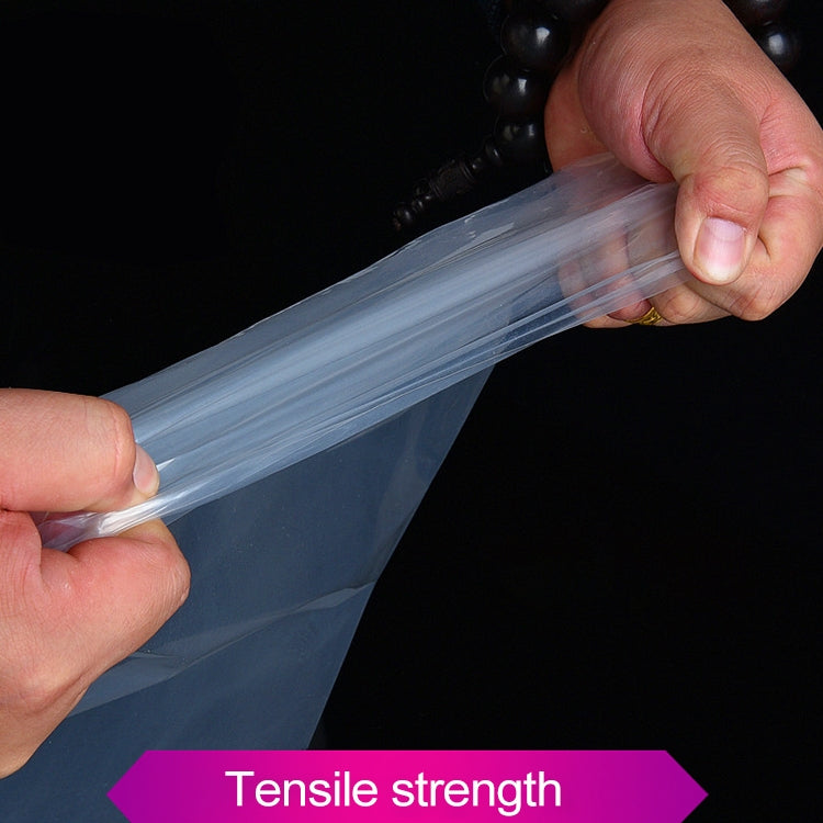 100 PCS Sealer Closer Machine Special Transparent Plastic Bag with Customized Logo & Design, Size: 18cm x 26cm