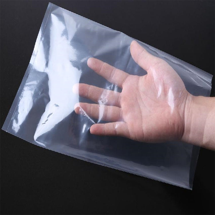 100 PCS Sealer Closer Machine Special Transparent Plastic Bag with Customized Logo & Design, Size: 30cm x 40cm