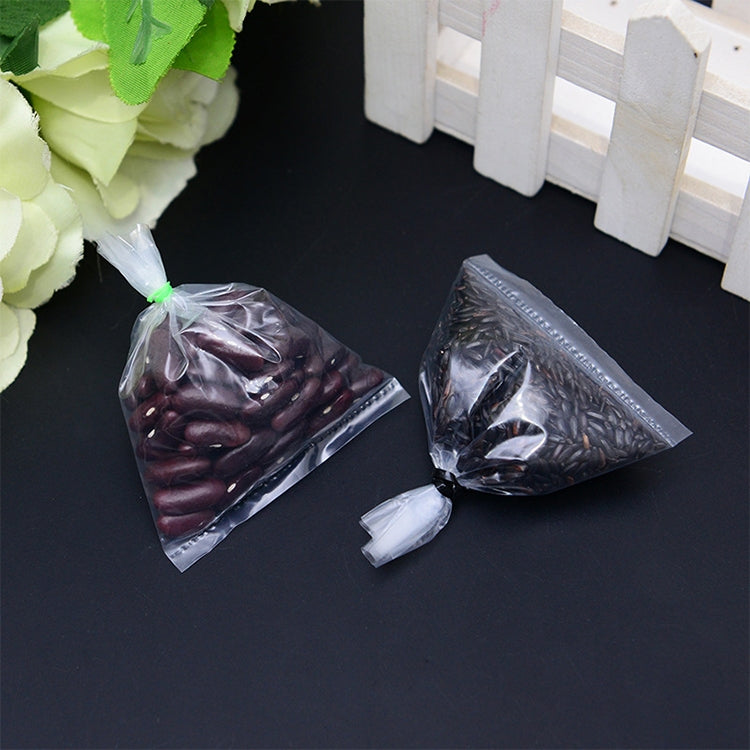 100 PCS Sealer Closer Machine Special Transparent Plastic Bag with Customized Logo & Design, Size: 30cm x 40cm