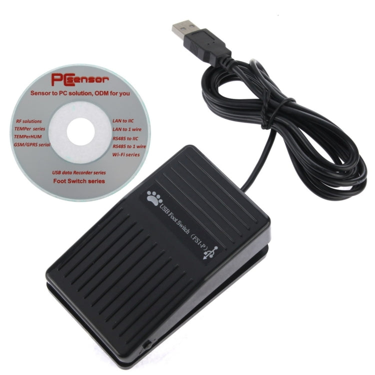 USB Foot Pedal Control Switch Game Pad Keyboard Adapter for Computer