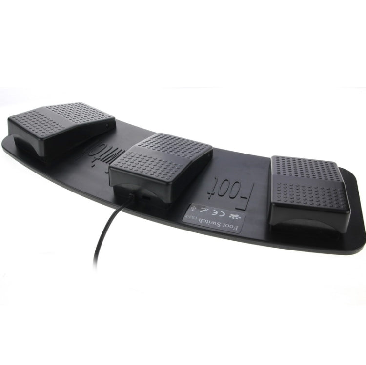 PC USB Triple Action Foot Switch
