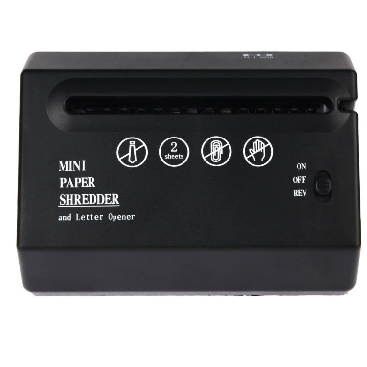 Mini USB Paper Shredder with Letter Opener