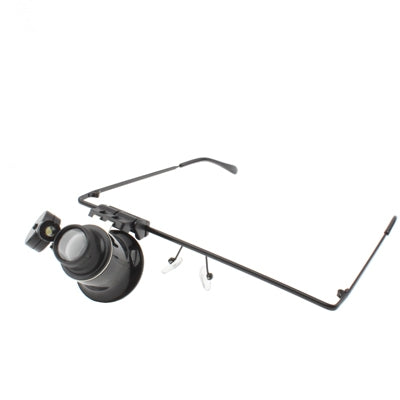 20X Glasses Type Watch Repair Magnifier with LED Light