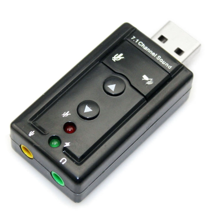 External USB 2.0 7.1 Channel 3D Virtual Audio Sound Card Adapter