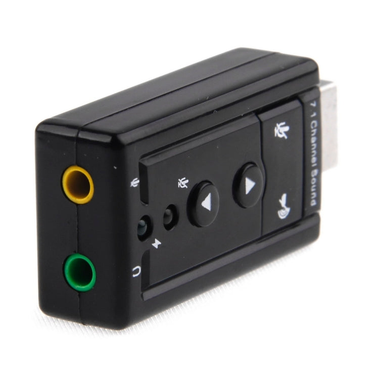 External USB 2.0 7.1 Channel 3D Virtual Audio Sound Card Adapter