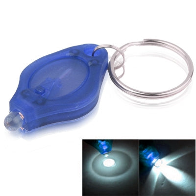 Mini LED Flashlight, White Light, Transparent, Yellow, Blue, Black, Pink