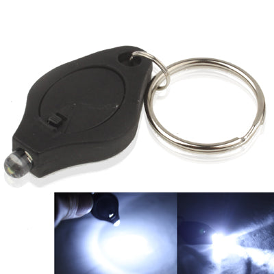 Mini LED Flashlight, White Light, Transparent, Yellow, Blue, Black, Pink