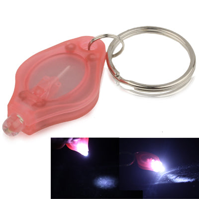 Mini LED Flashlight, White Light, Transparent, Yellow, Blue, Black, Pink