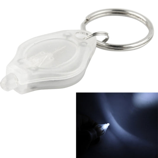 Mini LED Flashlight, White Light, Transparent, Yellow, Blue, Black, Pink