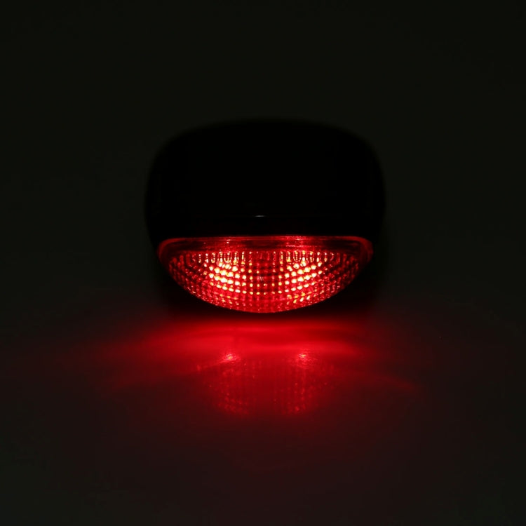 4 Flash Mode Available Solar Energy Rechargeable Bicycle Tail Light with 2 Red LED