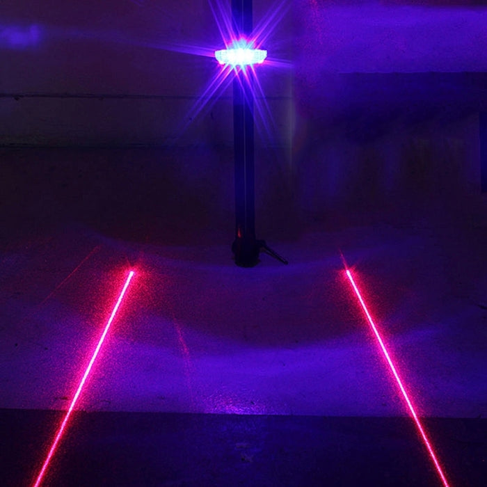 Bicycle LED Light Laser Night Mountain Bike Tail Light Taillight MTB Safety Warning Bicycle Rear Light Lamp Bycycle Light