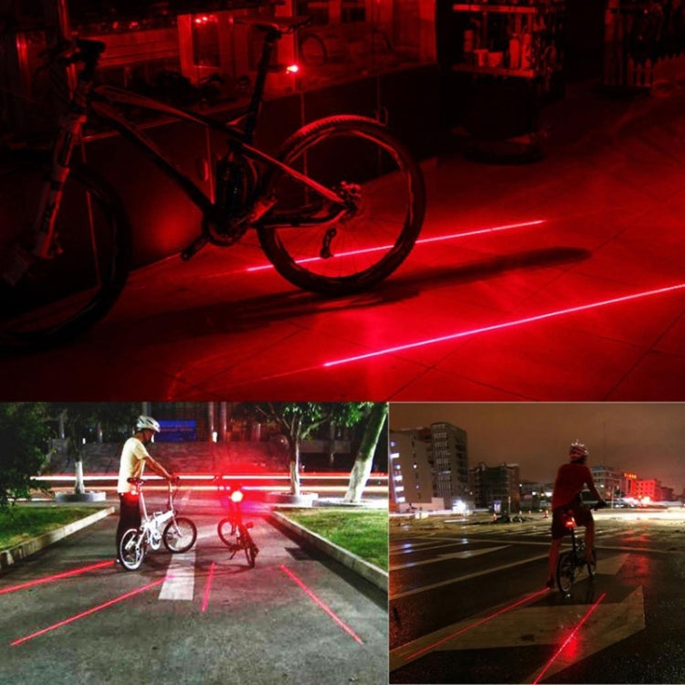 Bicycle LED Light Laser Night Mountain Bike Tail Light Taillight MTB Safety Warning Bicycle Rear Light Lamp Bycycle Light