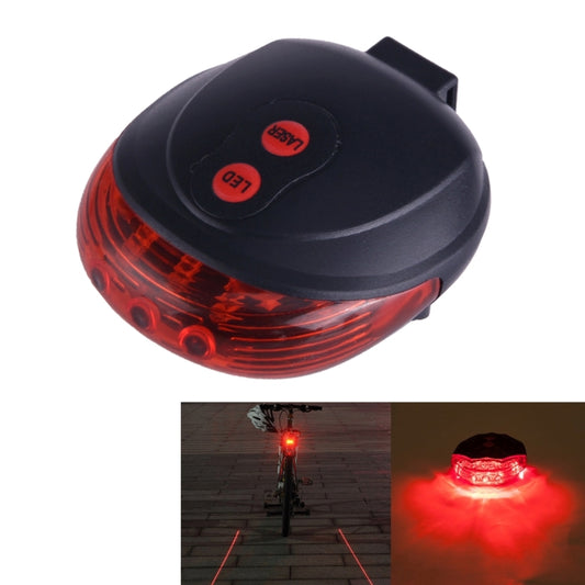 Bicycle LED Light Laser Night Mountain Bike Tail Light Taillight MTB Safety Warning Bicycle Rear Light Lamp Bycycle Light, Red