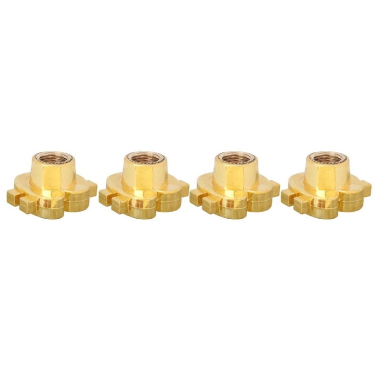 Universal 8mm Dollar Style Plastic Car Tire Valve Caps, Pack of 4, Dollar Style