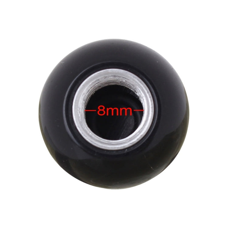 Universal 8mm American Billiards No.8 Ball Style Plastic Car Tire Valve Caps, Pack of 4