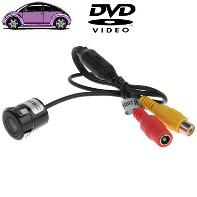 Waterproof Wired Punch DVD Rear View Camera With Scaleplate , Support Installed in Car DVD Navigator or Car Monitor , Wide Viewing Angle: 170 degree (WD004)