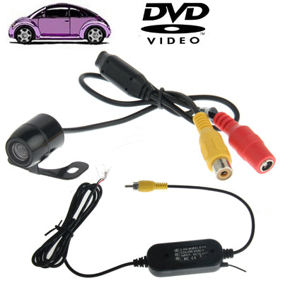 Waterproof Wireless Butterfly DVD Rear View Camera With Scaleplate , Support Installed in Car DVD Navigator or Car Monitor , Wide Viewing Angle: 170 degree (WX003)