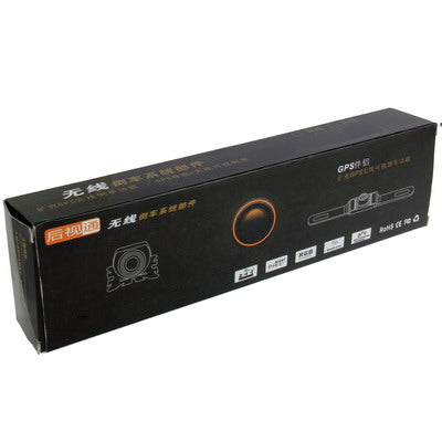 6 LED IR Infrared Waterproof Night Vision Wireless License Plate Frame Astern Backsight Rear View Camera , Support Installed in Car DVD Navigator or Car Monitor , Wide Viewing Angle: 140 degree (WD001)