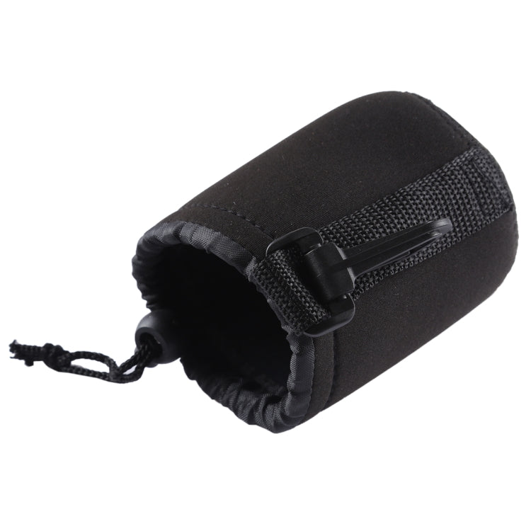 Neoprene SLR Camera Lens Carrying Bag Pouch Bag with Carabiner, Size: 8x10cm